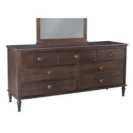 7-Drawer Solid Wood Dresser